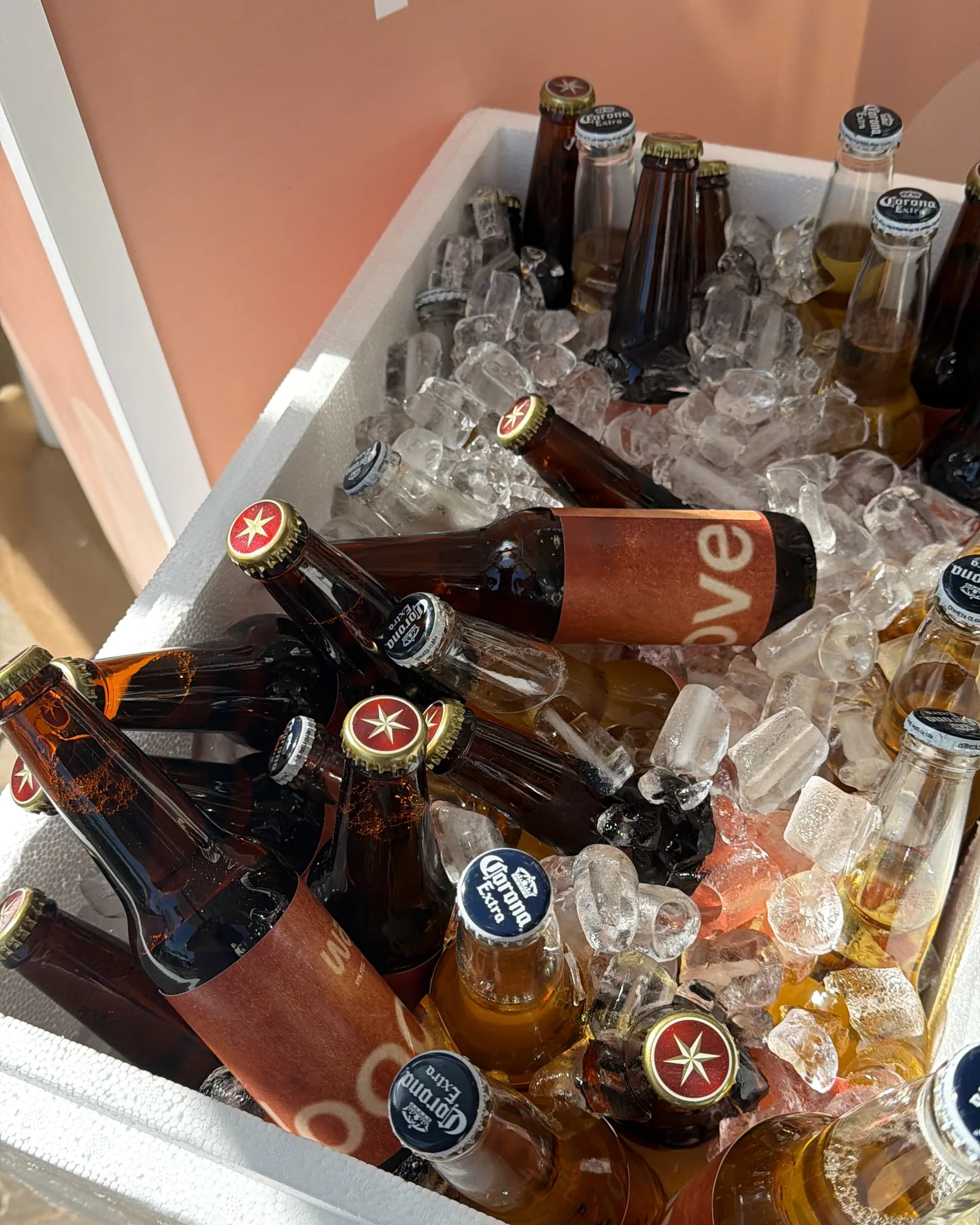Cooler full of Wayy beer