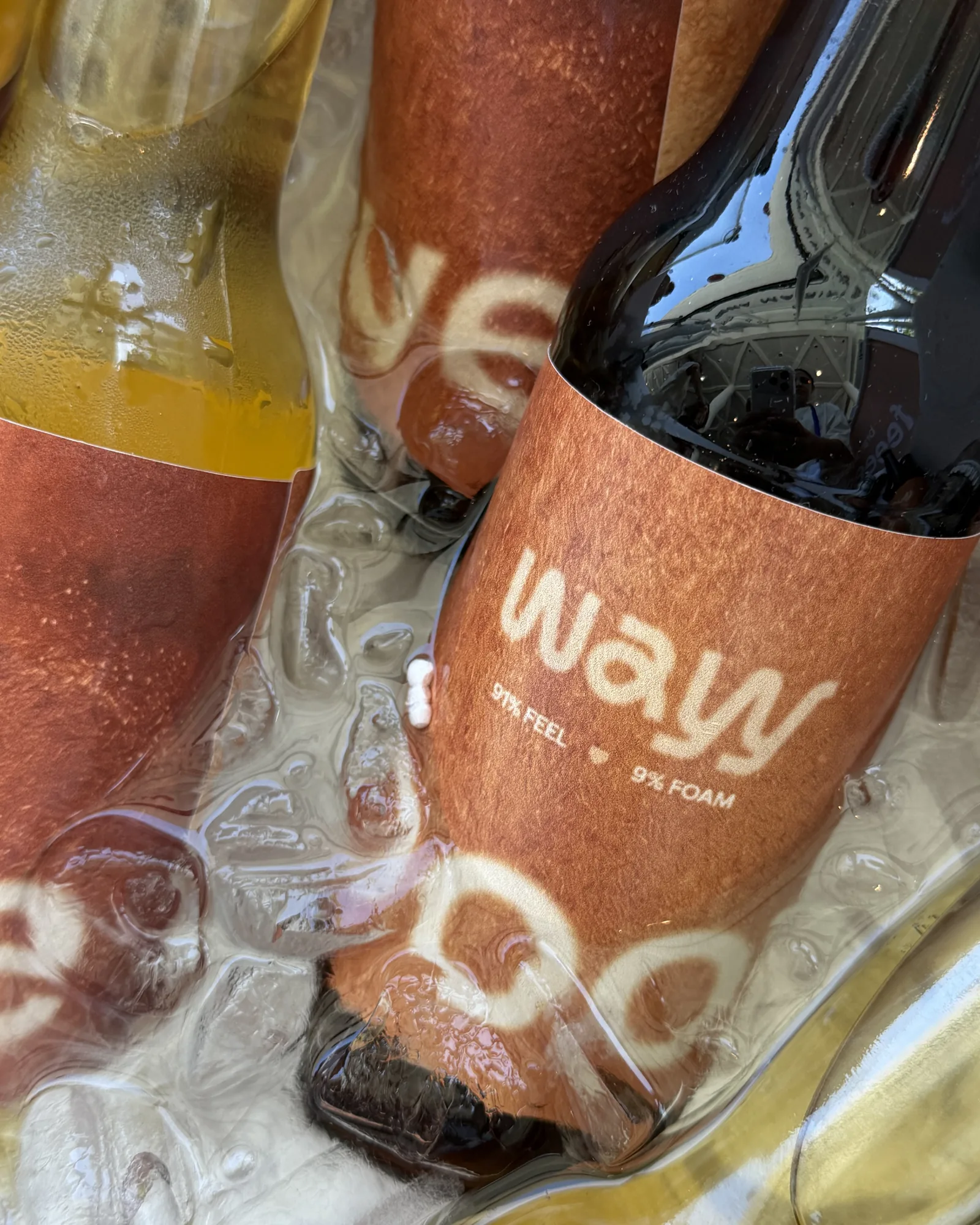 Wayy beer on ice