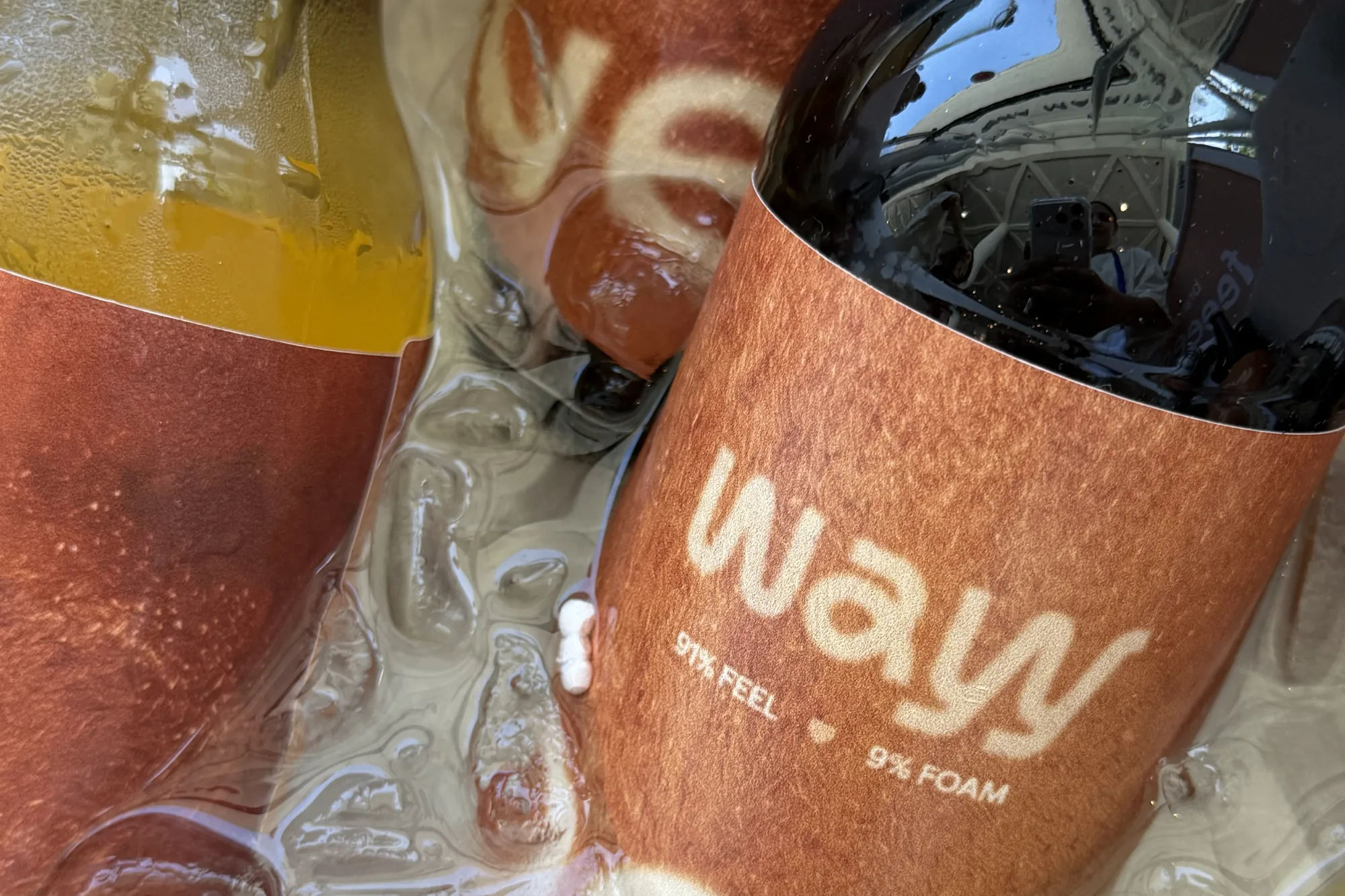 Wayy beer on ice